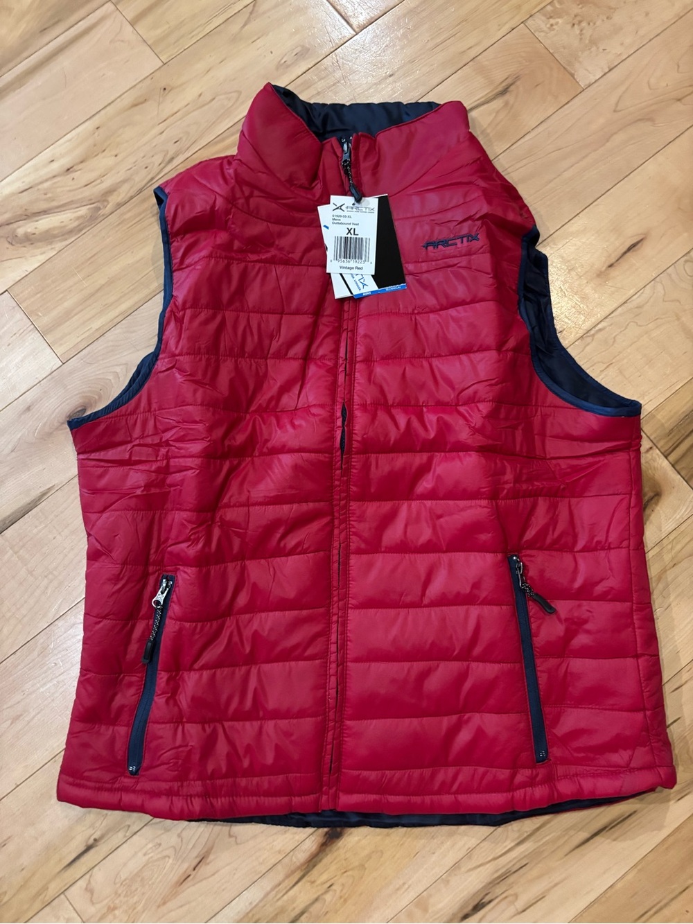 Red Puffer Vest -